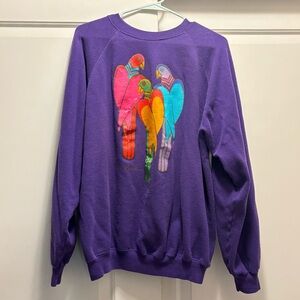 Vintage Laurel Burch San Francisco Hanes crewneck, size XL
